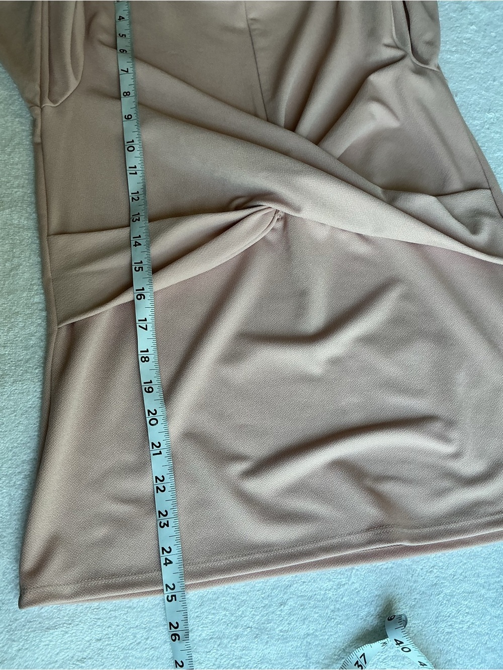 Dont Stop Believing Women's Twist-Front Blouse in Pale Pink - Picture 8 of 10